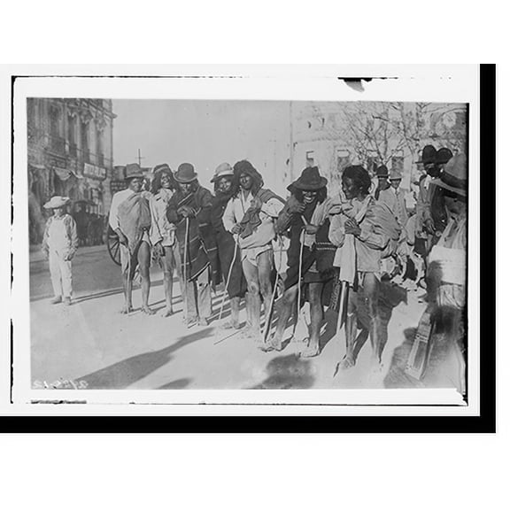 Historic Print, Aztec Indians . Chihauhau, 18" x 24"