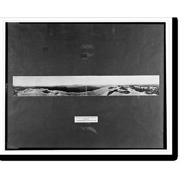 Historic Print, B.I.V. from Black Bear Mountain, F. Chain, N.Y., 16" x