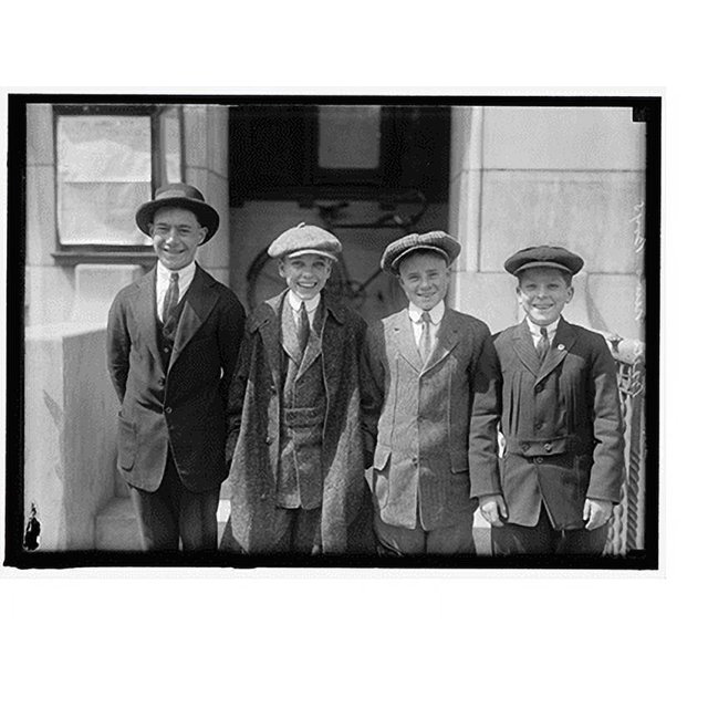 Historic Print, BALTIMORE NEWSBOYS; TWO OF GROUP ARE HARRISON