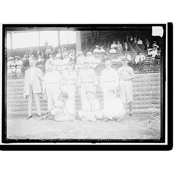 Historic Print, BASEBALL, CONGRESSIONAL. REPUBLICANS. STANDING: BARCHFELD OF PENNSYLVANIA; WINSLOW OF MASSACHUSETTS; DICK AUSTIN OF TENNESSEE; UNIDENTIFIED; J.R. MANN OF ILLINOIS; UNIDE…16" x 20"