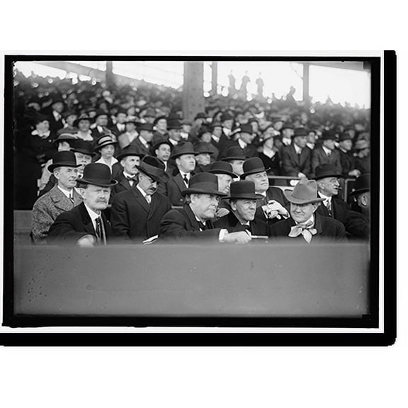 Historic Print, BASEBALL, PROFESSIONAL FRONT: ROBERT N. HARPER; BRYAN; DANIELS; C.K. BERRYMAN. REAR: UNIDENTIFIED; BAKER OF CALIFORNIA; COVINGTON OF MARYLAND; LANE, 16" x 20"