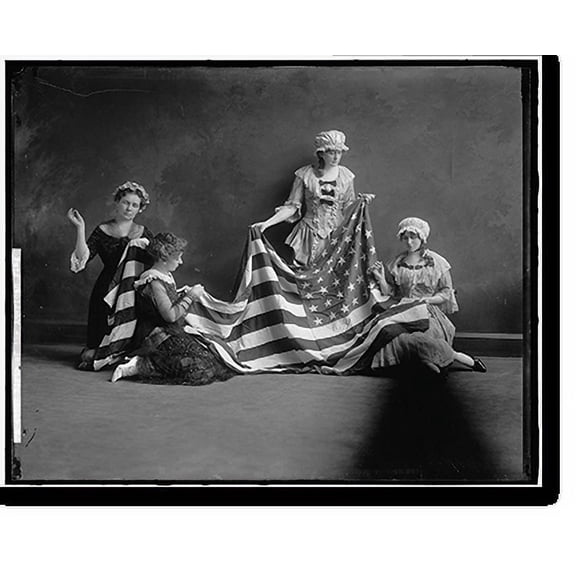 Historic Print, BIRTH OF THE AMERICAN FLAG, 16" x 20"