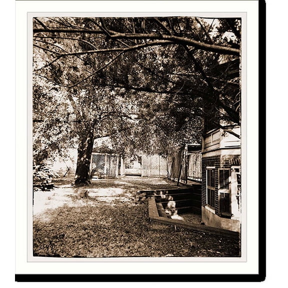 Historic Print, Backyard, 18" x 24"