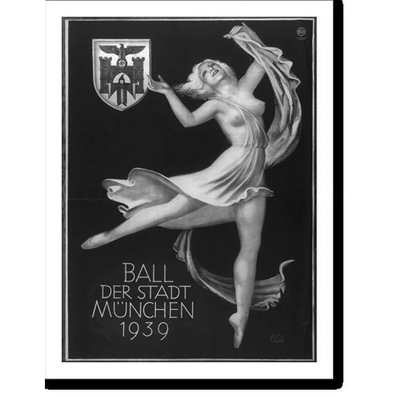 Historic Print, Ball der stadt Munchen 1939, 18" x 24"