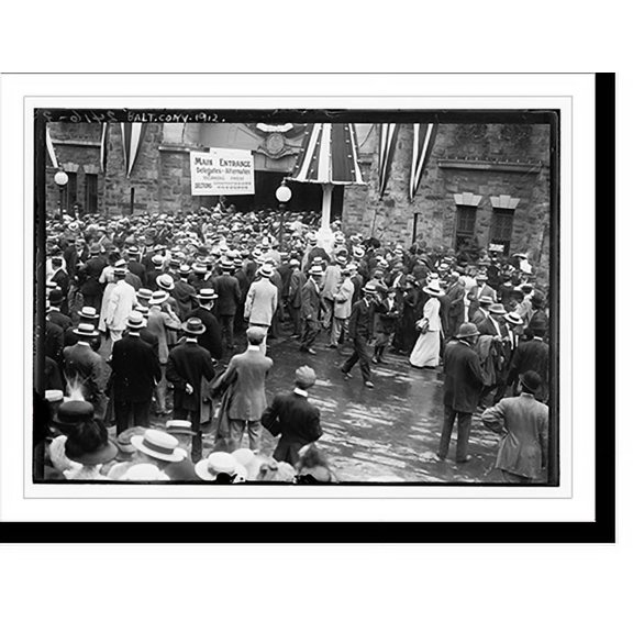 Historic Print, Balt. Conv. 1912, 16" x 20"