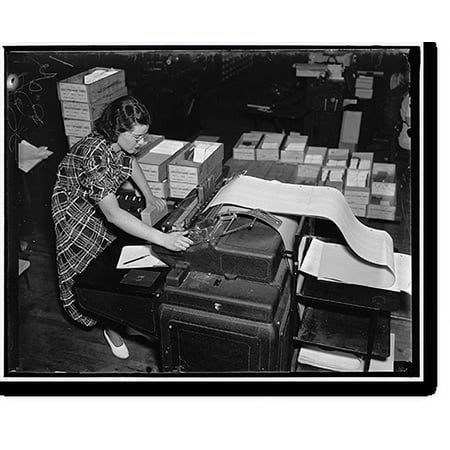 Historic Print, Baltimore, MD. Every individual Social Security Account is listed in several ways in the Social Security Board Records Office., 18" x 24" price history and forecast - Snapshots of the Past