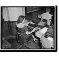 thumbnail image 1 of Historic Print, Baltimore, Md. For every social security account number issued an employee master card" is made in the Social Security Board Records Office., 18" x 24", 1 of 3