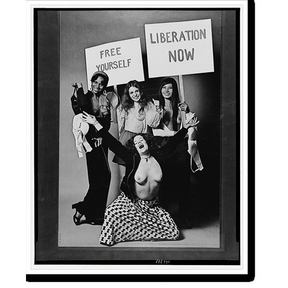 Historic Print, Ban the bra, 18" x 24"