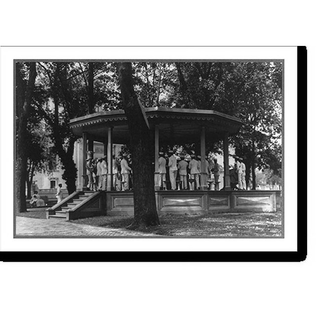 Historic Print, Bandstands Annapolis, Md., U.S. Naval Academy [with