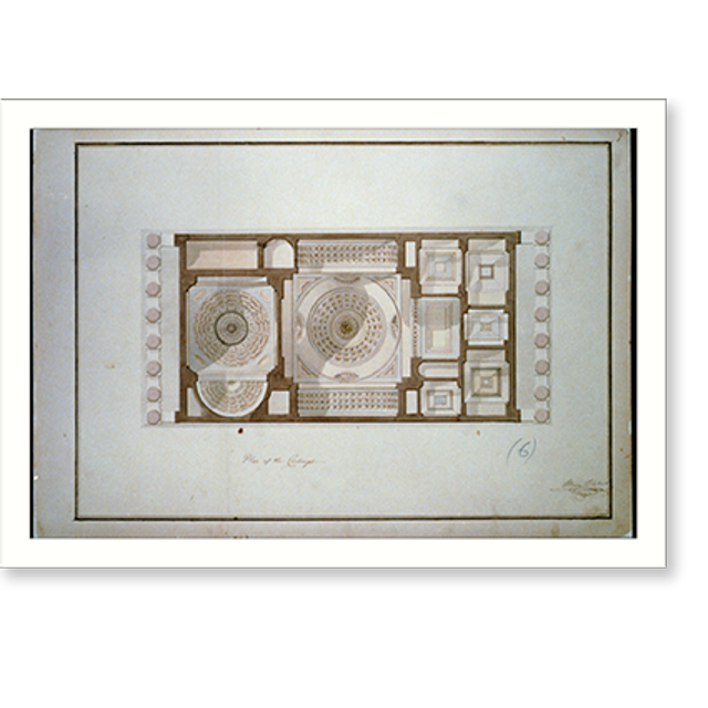 Historic Print, [Bank building (2nd Bank of the United States