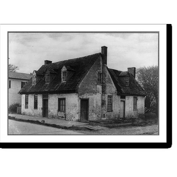 Historic Print, [Bank building exteriors: National Bank of Kingston, N.C.], 16" x 20"
