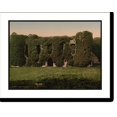Historic Print, Banqueting Hill Beaumaris Castle Wales, 16" x 20