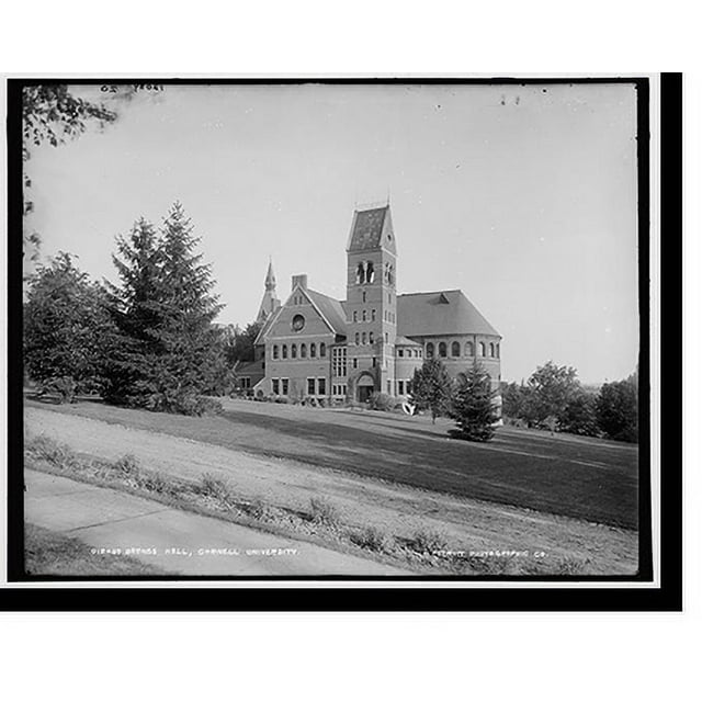 Historic Print, Barnes Hall, Cornell University, 16" x 20"