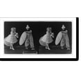 thumbnail image 1 of Historic Print, [Barnum's clown. woman about to go through paper-covered hoop which clown is holding], 16" x 20", 1 of 3
