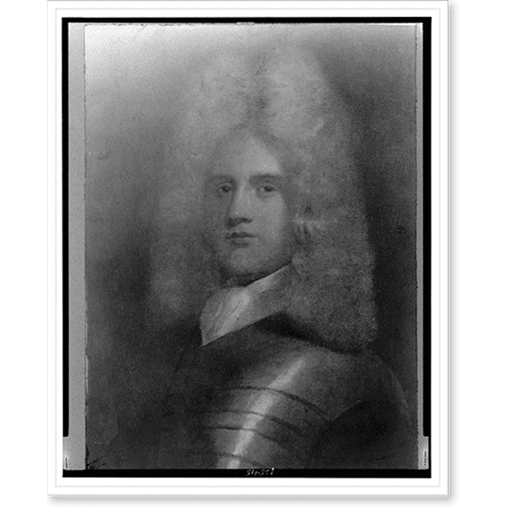 Historic Print, [Baron Benedict Leonard Calvert Baltimore, head-and-shoulders portrait, facing slightly left], 16" x 20"