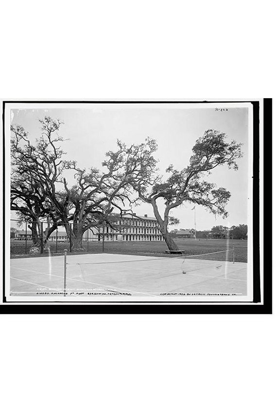 Historic Print, Barracks at Fort Barrancas, Pensacola, Fla., 18" x 24"