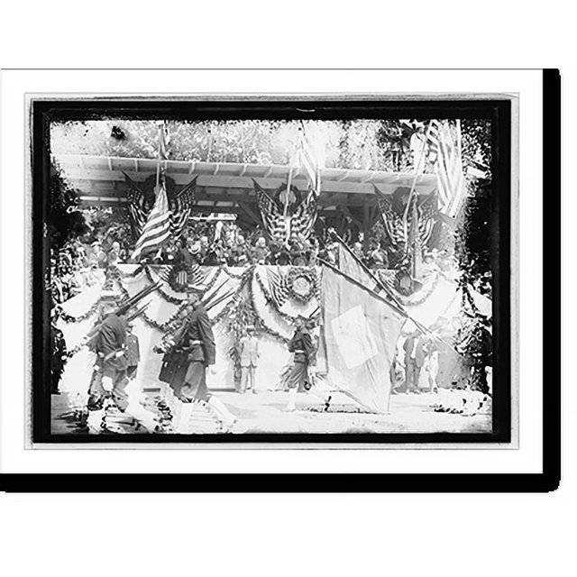 Historic Print, Barry statue unveiling, 1917? 4, 16" x 20"