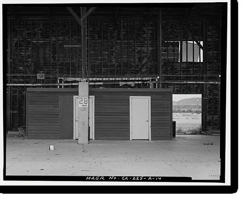 Historic Print, BarstowDaggett Airport, Hangar Shed No. 4, 39500