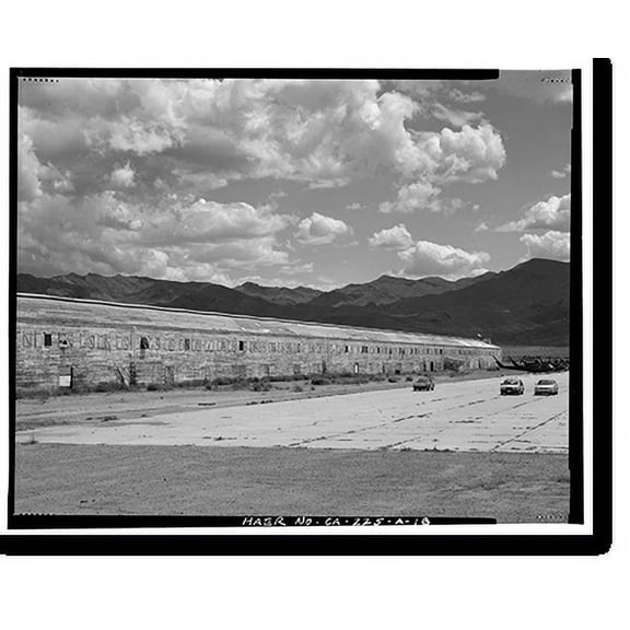 Historic Print, Barstow-Daggett Airport, Hangar Shed No. 4, 39500 National Trails Highway, Daggett vicinity, San Bernardino County, CA - 18, 18" x 24"