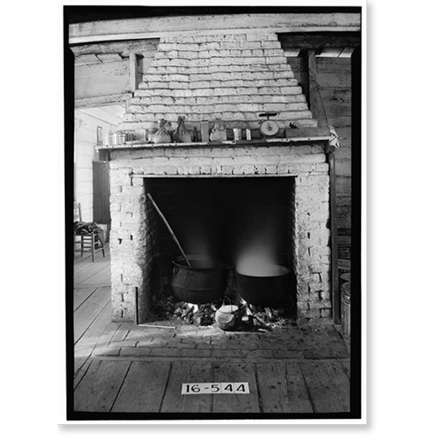 Historic Print, Bartlett Smith House, River Road (County Road 97