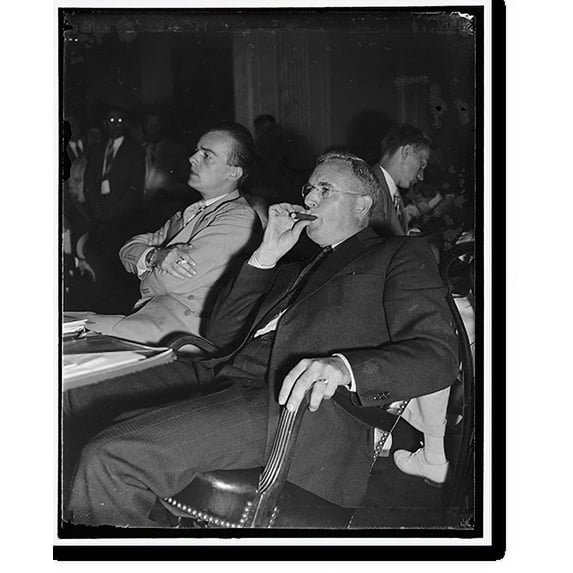 Historic Print, Baseball bats used by police in strike duty in Michigan town. Washington, D.C., Aug. 1. Testifying before the Senate Civil Liberties Committee today, Mayor Daniel A. Kna...18" x 24"