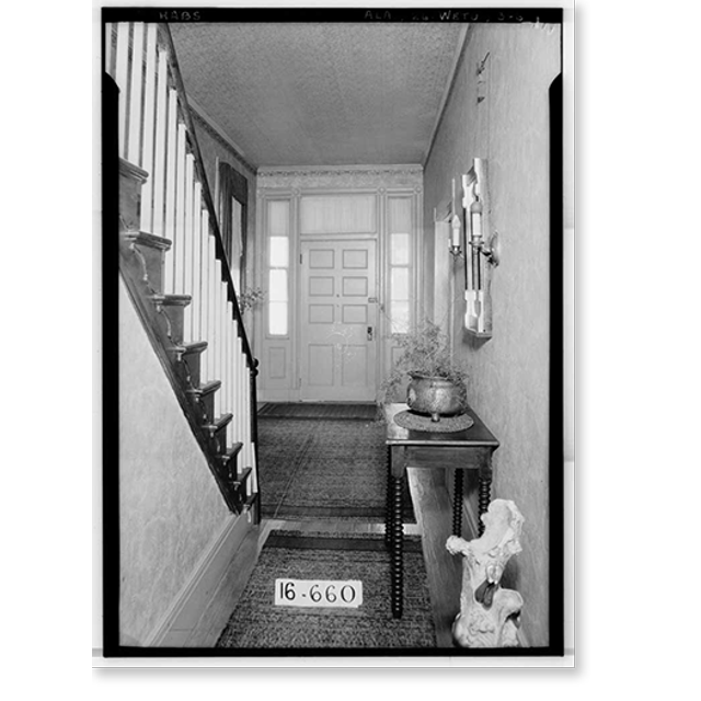 Historic Print, BatesJesse House, 311 Government Street, Wetumpka