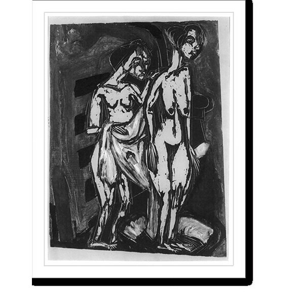 Historic Print, Bathers - 2, 18" x 24"