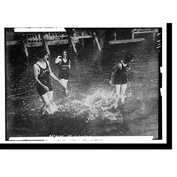 Historic Print, Bathers at Alameda, 16" x 20"