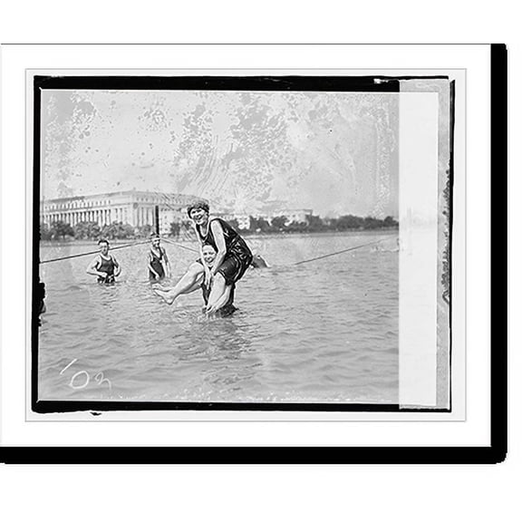 Historic Print, Bathing Beach, 1920 - 2, 16" x 20"