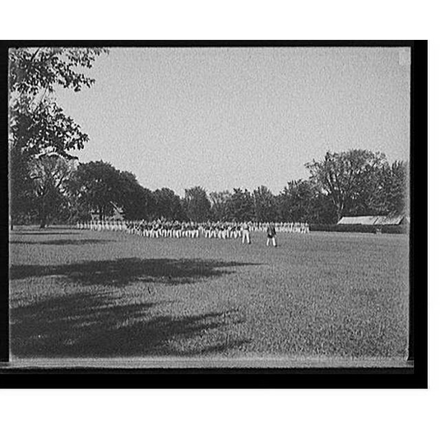 Historic Print, [Battalion passing in review, West Point, N.Y.], 18" x