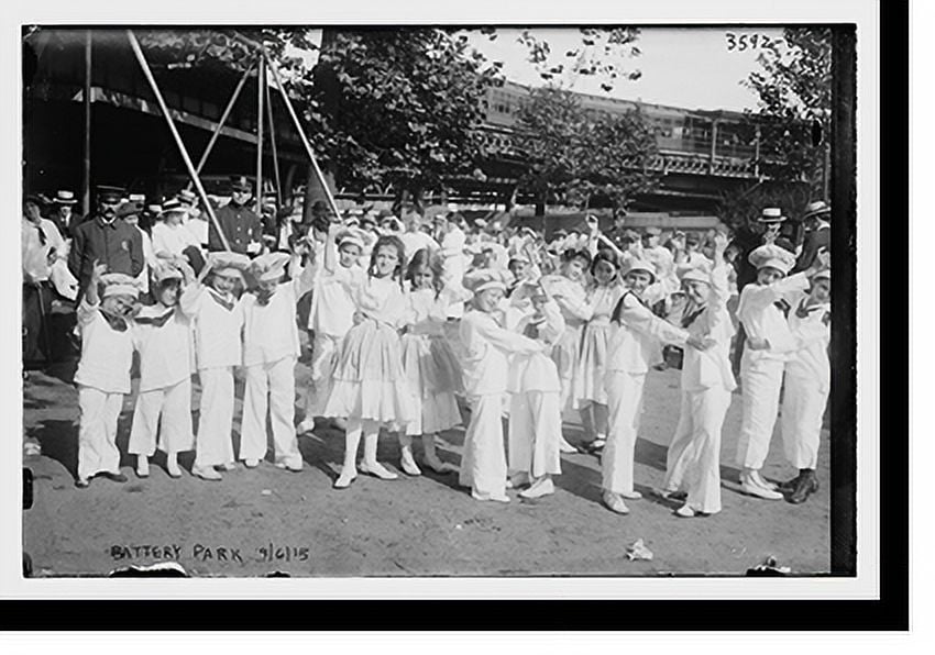 Historic Print, Battery Park, 9/6/15, 16" x 20"