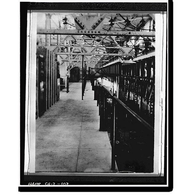 Historic Print, Battle Creek Hydroelectric System, Battle Creek