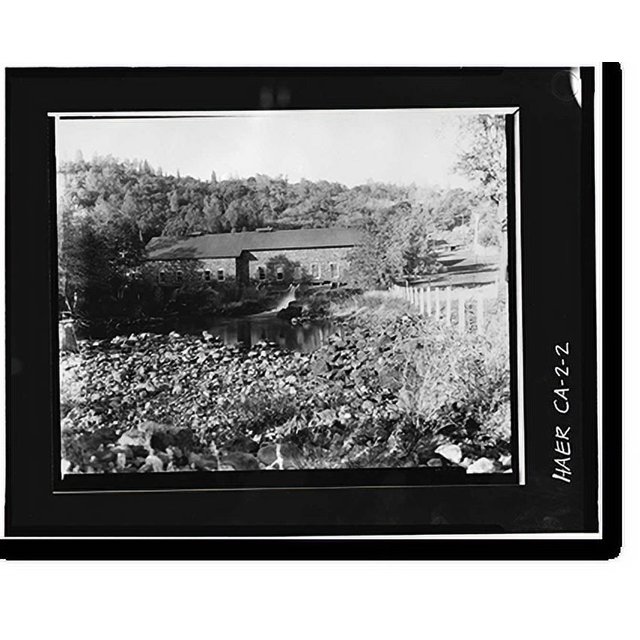 Historic Print, Battle Creek Hydroelectric System, Battle Creek