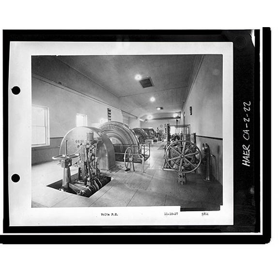 Historic Print, Battle Creek Hydroelectric System, Battle Creek & Tributaries, Red Bluff vicinity, Tehama County, CA - 22, 16" x 20"