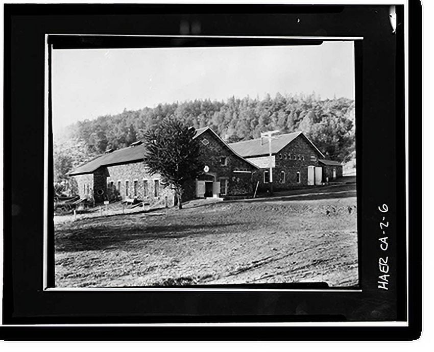 Historic Print, Battle Creek Hydroelectric System, Battle Creek