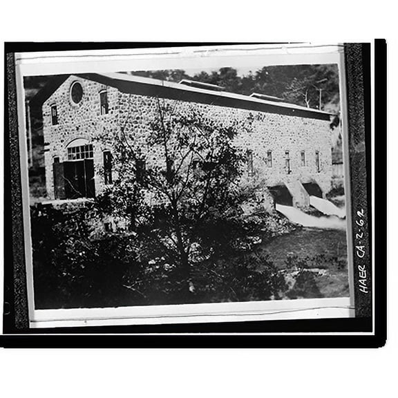 Historic Print, Battle Creek Hydroelectric System, Battle Creek & Tributaries, Red Bluff vicinity, Tehama County, CA - 62, 16" x 20"
