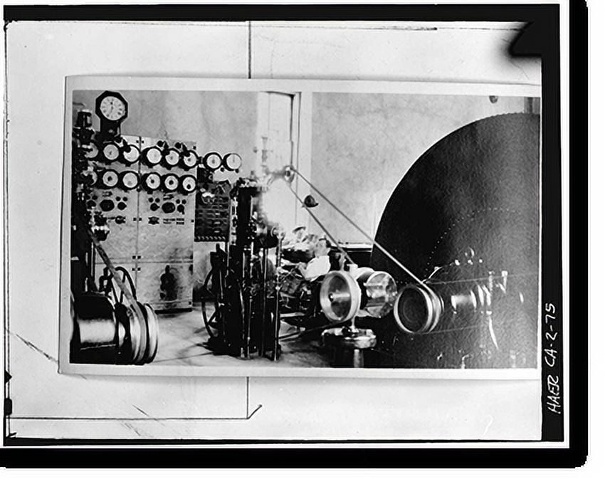 Historic Print, Battle Creek Hydroelectric System, Battle Creek