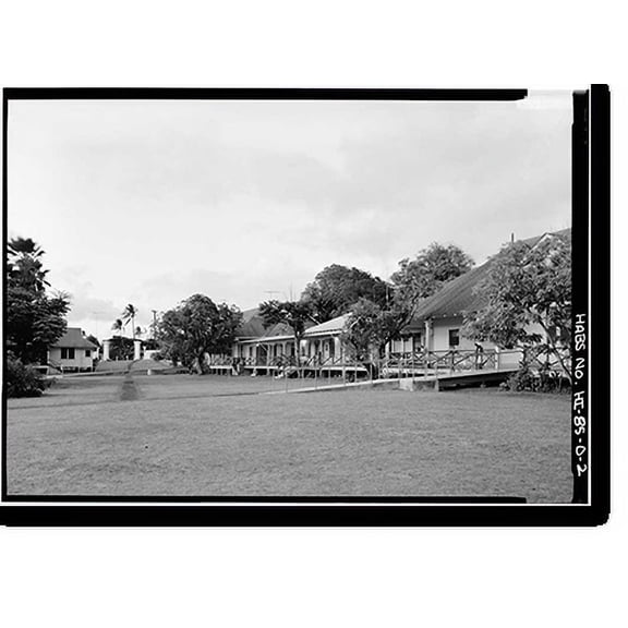 Historic Print, Bay View Home, Kitchen & Dining Area, Moloka'i Island, Kalaupapa, Kalawao County, HI - 2, 18" x 24"