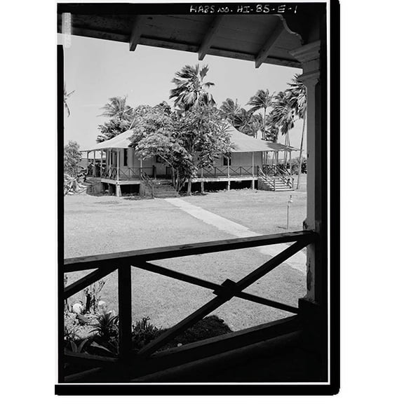 Historic Print, Bay View Home, Old Kitchen, Moloka'i Island, Kalaupapa, Kalawao County, HI, 16" x 20"