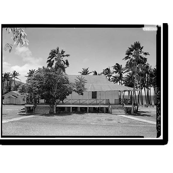 Historic Print, Bay View Home, Old Kitchen, Moloka'i Island, Kalaupapa, Kalawao County, HI - 2, 16" x 20"