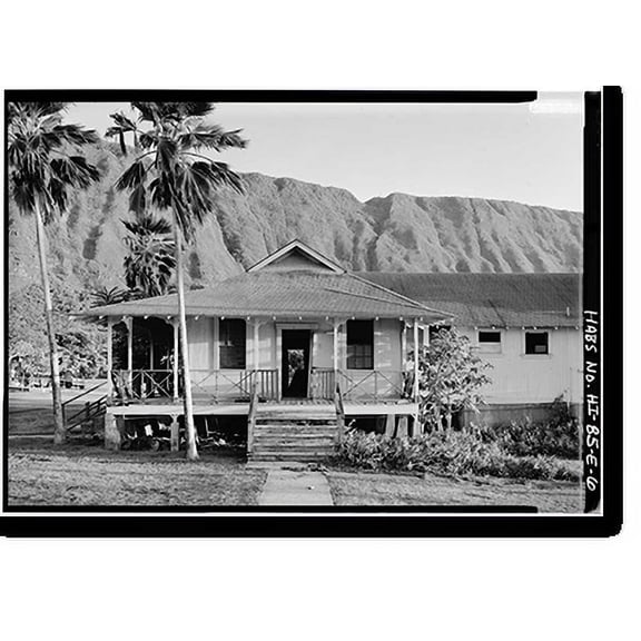 Historic Print, Bay View Home, Old Kitchen, Moloka'i Island, Kalaupapa, Kalawao County, HI - 6, 18" x 24"