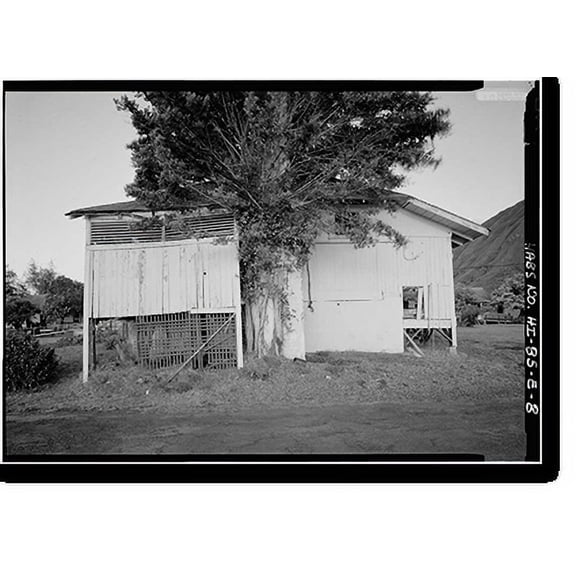 Historic Print, Bay View Home, Old Kitchen, Moloka'i Island, Kalaupapa, Kalawao County, HI - 8, 16" x 20"