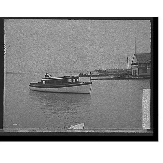 Historic Print, Bayless boat Detroit Motor Boat Club, [Detroit