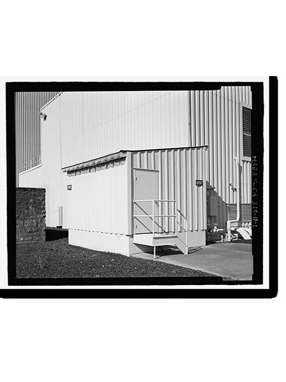 Historic Print, Beale Air Force Base, Perimeter Acquisition Vehicle Entry Phased-Array Warning System, Emergency Generator Enclosure, End of Spencer Paul Road, north of Warren Shingle, …16" x 20"