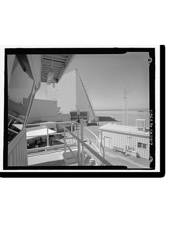 Historic Print, Beale Air Force Base, Perimeter Acquisition Vehicle Entry Phased-Array Warning System, End of Spencer Paul Road, north of Warren Shingle, Marysville vicinity, Yuba Count...18" x 24"