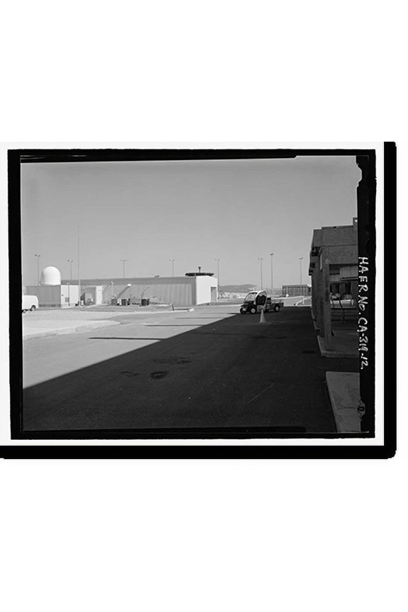 Historic Print, Beale Air Force Base, Perimeter Acquisition Vehicle Entry Phased-Array Warning System, End of Spencer Paul Road, north of Warren Shingle, Marysville vicinity, Yuba Count…16" x 20"