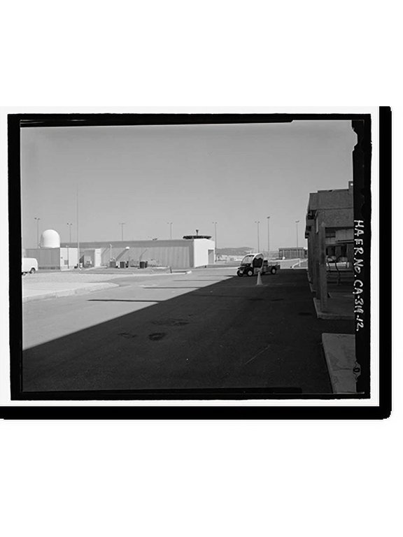 Historic Print, Beale Air Force Base, Perimeter Acquisition Vehicle Entry Phased-Array Warning System, End of Spencer Paul Road, north of Warren Shingle, Marysville vicinity, Yuba Count...18" x 24"