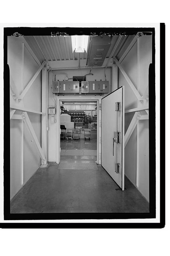 Historic Print, Beale Air Force Base, Perimeter Acquisition Vehicle Entry Phased-Array Warning System, Power Plant, End of Spencer Paul Road, north of Warren Shingle, Marysville vicinit…16" x 20"