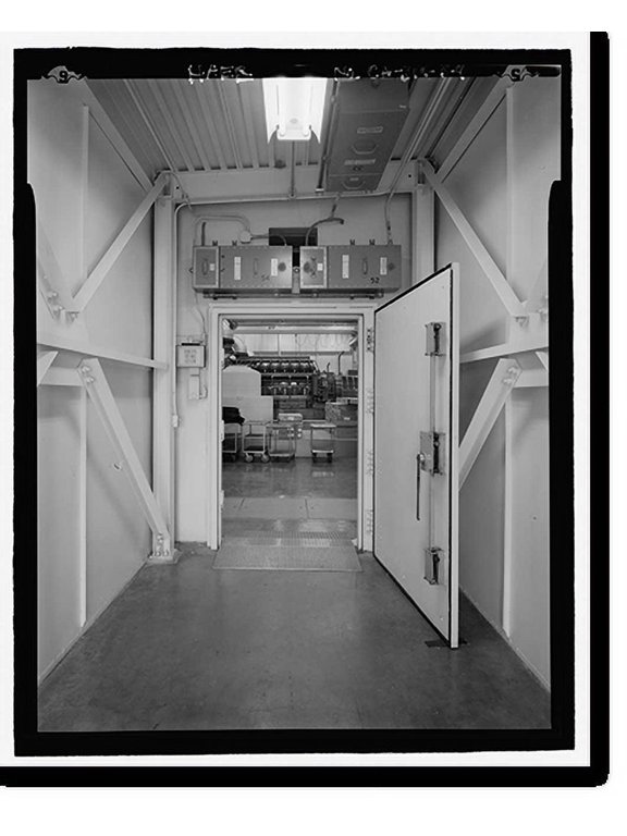 Historic Print, Beale Air Force Base, Perimeter Acquisition Vehicle Entry Phased-Array Warning System, Power Plant, End of Spencer Paul Road, north of Warren Shingle, Marysville vicinit...18" x 24"