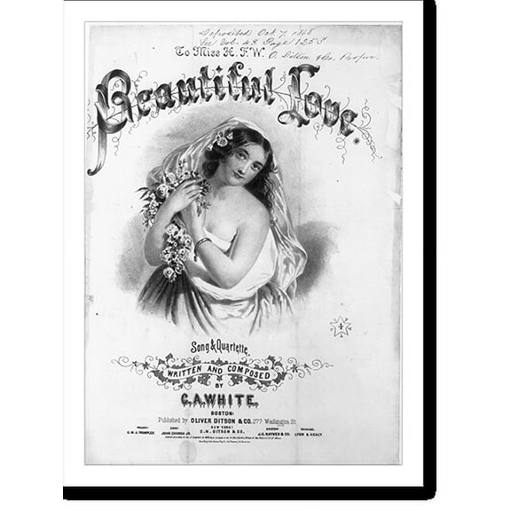 Historic Print, Beautiful Love, 18" x 24"